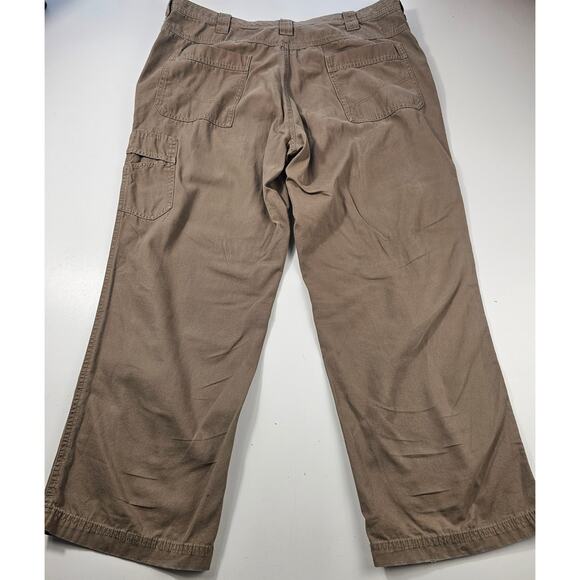 Columbia khaki men's hidden zip pocket straight pants chino casual 40 x 30 - Picture 1 of 6